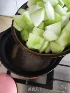 Make ♪ Little white cucumber rice broth ♪ step 4