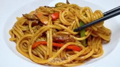 Make Black pepper willow pasta step 16