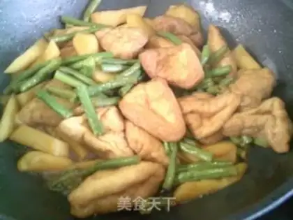 Make With the soy potato oil triangle step 9