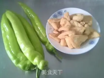 Make Piper peppers, oil triangle step 0