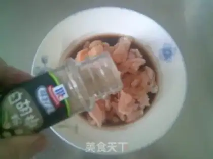 Make Watermelon peeled chicken chest step 5