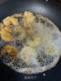 Make Gold pasta fried shrimp step 6