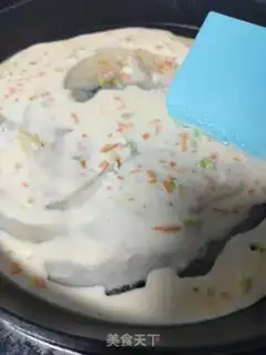 Make Onion egg waffles step 7