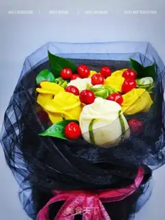 Make Roses and bouquets step 16