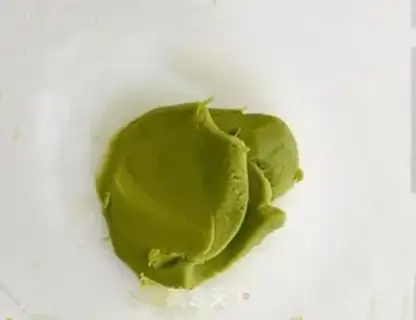 Make Green bean cake step 13