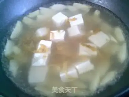 Make Squeeze the tofu soup step 5