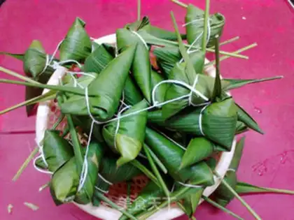 Make The green pepper peas and the meat step 13