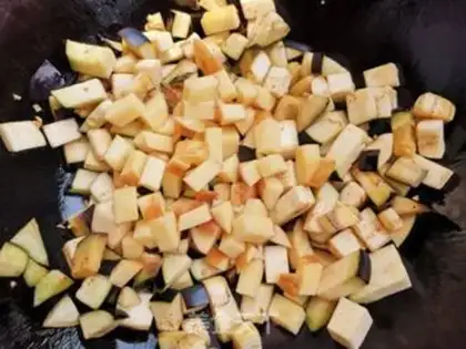 Make Cheese, potatoes, rice step 6
