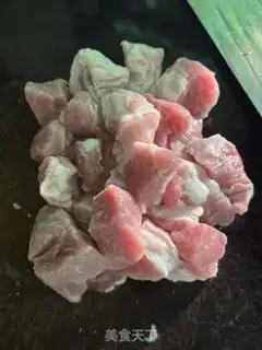 Make Garlic plum meat step 1