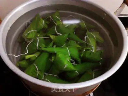 Make The green pepper peas and the meat step 15