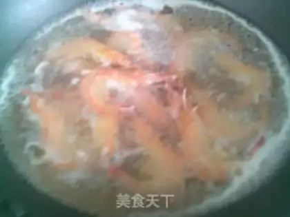 Make Shrimp board and watermelon peel step 5