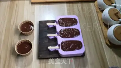 Make Black ice cream step 4