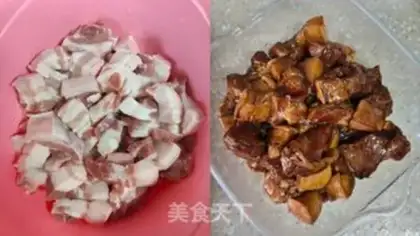 Make Salt meat step 1
