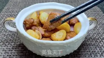 Make Garlic plum meat step 17