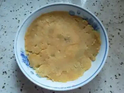 Make Red potato egg cream step 1