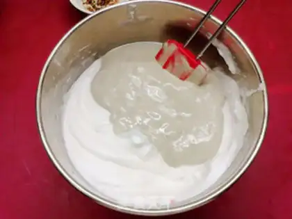 Make A walnut sesame sauce casserole step 9