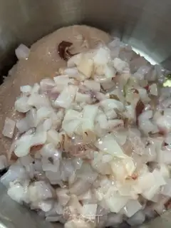 Make The veggie squid meatloaf step 4
