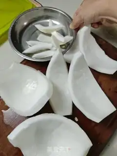 Make Coconut chicken soup step 1
