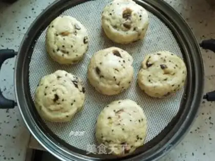 Make Red potato date buns step 11