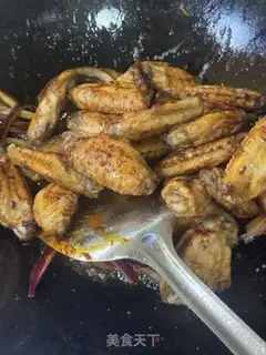 Make Hot chicken fin shrimp step 15