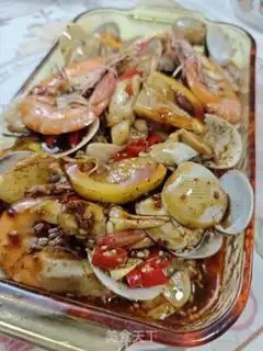 Make A little seafood step 8