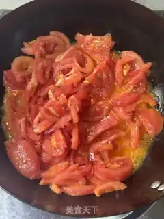 Make Tomato gill mushrooms, fat cow step 3