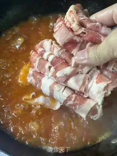 Make Tomato gill mushrooms, fat cow step 6