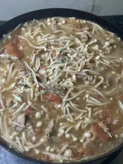 Make Tomato gill mushrooms, fat cow step 8