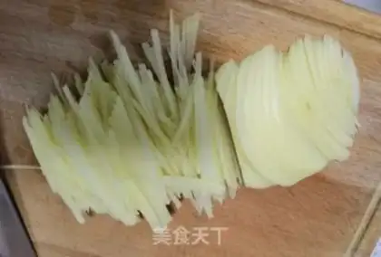 Make Weird potato silk step 2