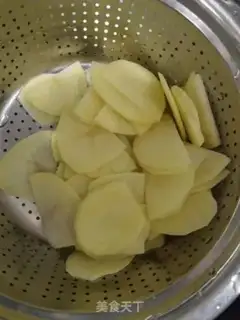 Make Blue potato chips step 1