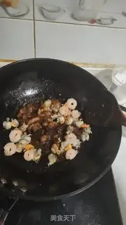 Make Crab yellow seafood step 4