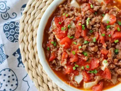 Make Tomato beef tofu step 6