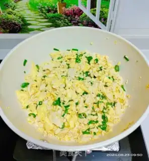 Make Fried eggs, tofu step 6