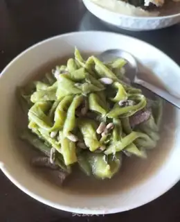 Make Scrawny bean horn soup step 4