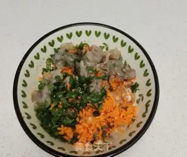 Make Pork shrimp bun step 2