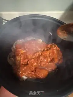 Make Simple curry chicken step 2