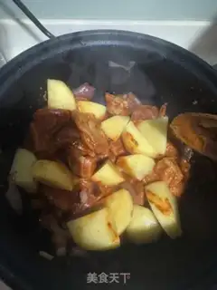Make Simple curry chicken step 3