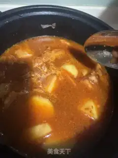 Make Simple curry chicken step 4