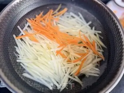 Make Frozen potatoes step 2