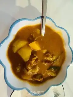 Make Simple curry chicken step 8