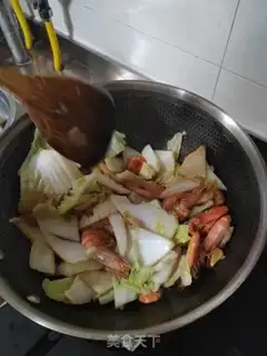 Make Bean-cooked shrimp step 18