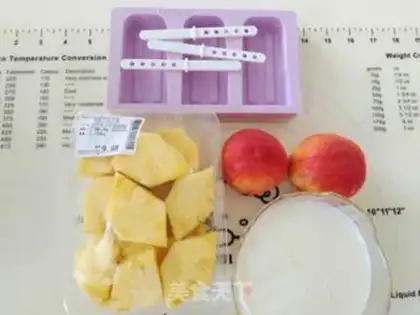 Make Pineapple yogurt ice step 0
