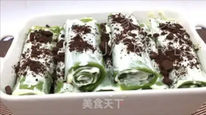 Make Tea and cream rolls step 23