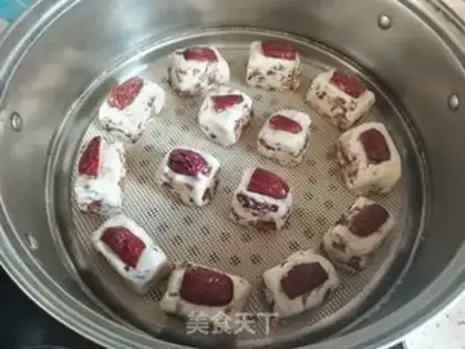 Make Red-tree rice cake step 4