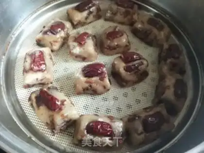 Make Red-tree rice cake step 5