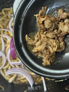 Make Beef fried noodles step 11