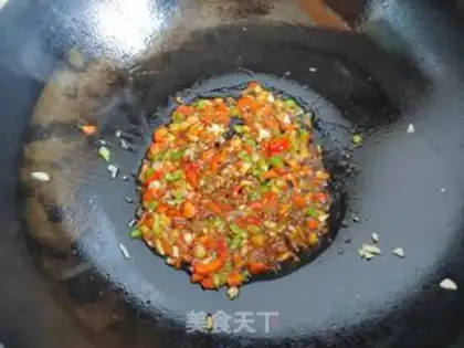 Make Spicy duck blood step 2