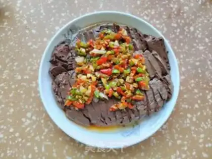 Make Spicy duck blood step 3