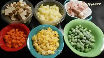 Make Salted bean dry corndish step 0