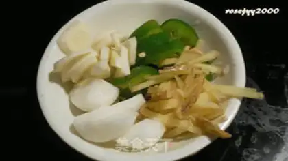 Make Salted bean dry corndish step 1